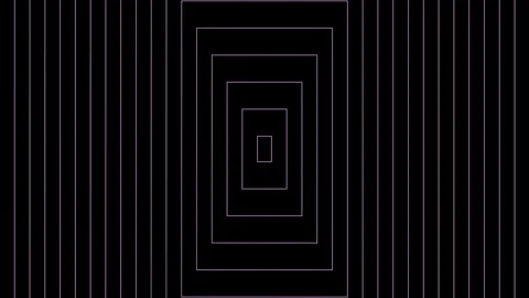 Hypnotic Geometric Corridor Effect for Logo Reveals and Visuals Stock Footage 336944337