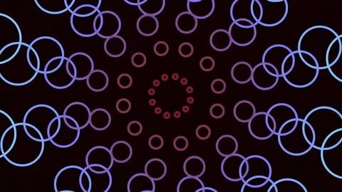 Hypnotic Geometric Digital Abstract Background Pattern for Technology Video.. Stock Footage 340378079