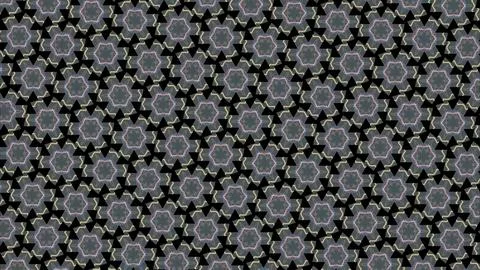 Hypnotic geometric fractal pattern with infinite depth. Mesmerizing 3D optical Stock Illustration