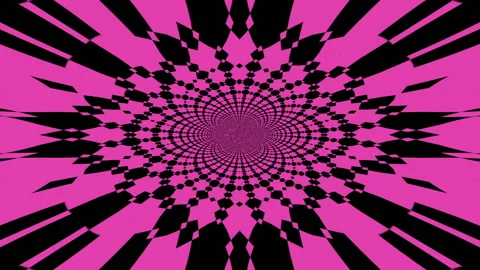 Hypnotic geometric patterns Stock Footage 86165111