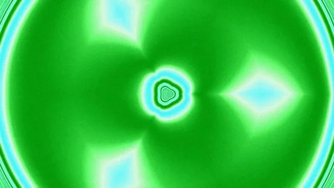 Hypnotic glowing green abstract circle background for futuristic technology.. Stock Footage 336507939