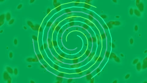 Hypnotic Glowing Red Spiral Energy Vortex Abstract Background Loop Animation Stock Footage 336533009