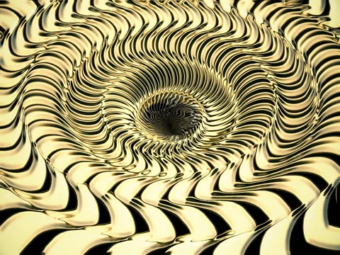 Hypnotic Gold Waves Stock-Footage 73578236