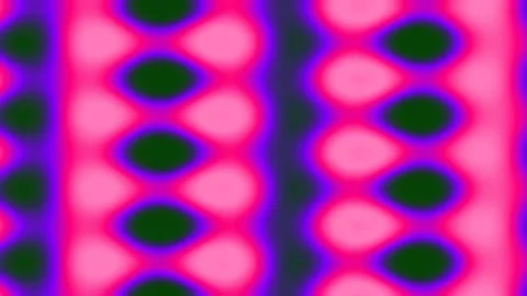 Hypnotic gradient abstract geometric tunnel background with bright neon glow Stock Footage 341056909