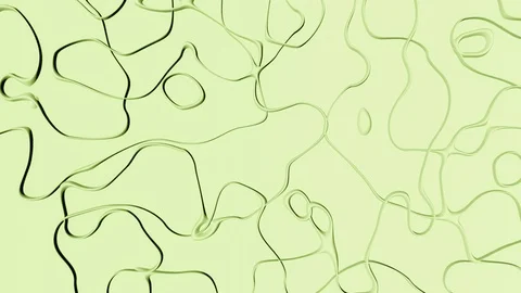 Hypnotic green background with melting lines - seamless looping (FULL HD) Video stock 90191654