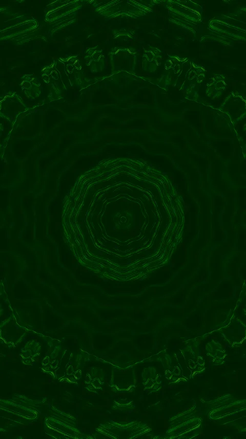 Hypnotic green tunnel seamless loop abstract background for vj loops and sc.. Stock Footage 321571447