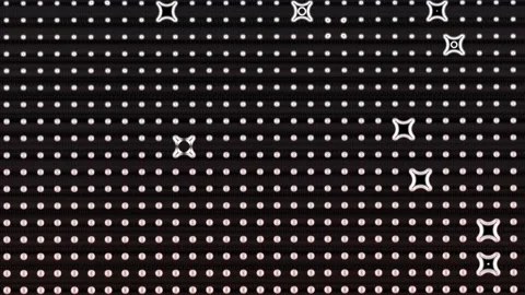 Hypnotic Grid Star Convergence Abstract Random Dots Background Stock Footage 302135969