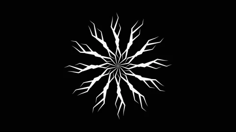 Hypnotic illusion seamless looping Stock Footage 90780813