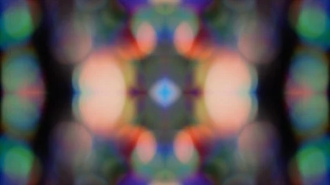 Hypnotic iridescent foil reflections mirrored cyberpunk psychedelic shimmering Stock Footage 121289695