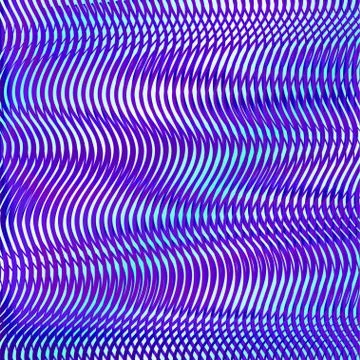 Hypnotic iridescent gradient texture with moire effect. Illustrazione stock