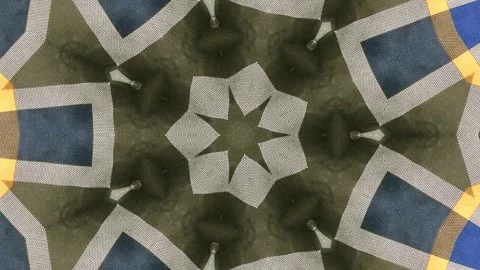 Hypnotic kaleidoscope animation with changing patterns Stock Footage 341283026