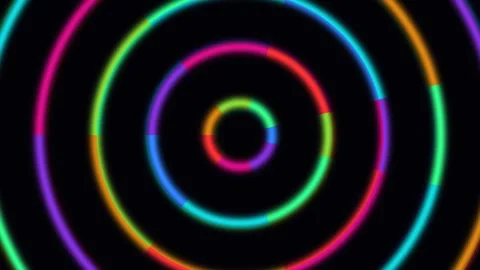 Hypnotic Kaleidoscope Geometry Motion Background Stock Footage 341527233