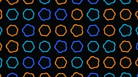 Hypnotic Kaleidoscope Geometry Motion Background  Dynamic Stock Footage 341585901
