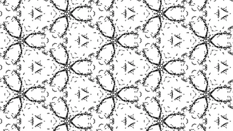 Hypnotic kaleidoscopic stage visual loop background for music. Stock Footage 170717886