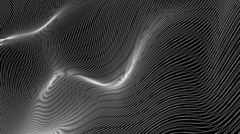 Hypnotic lines of rays into space. Stock Illustration