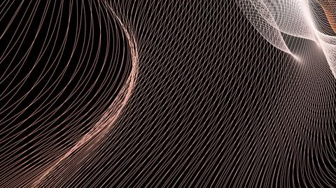 Hypnotic lines of rays into space. Stock Illustration