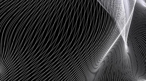 Hypnotic lines of rays into space. Stock Illustration