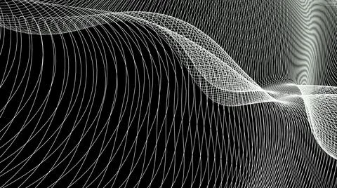 Hypnotic lines of rays into space. Stock Illustration