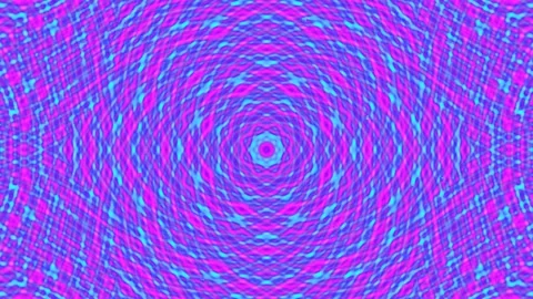 Hypnotic liquid abstract blue green gradient circle wave pattern background Stock Footage 336533221