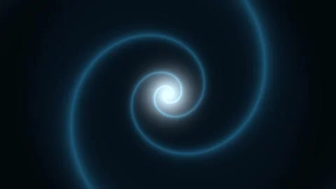 Hypnotic Liquid Spiral Whirlpool Background Seamless Loop Stock Footage 341588007