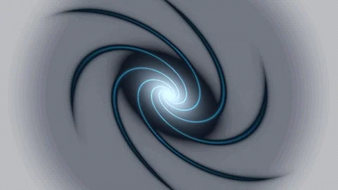 Hypnotic Liquid Spiral Whirlpool Background Seamless Loop Stock Footage 341589375