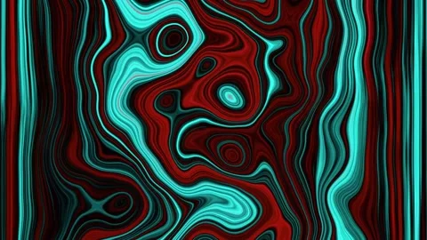 Hypnotic Liquid Waves Motion Video Stock Footage 321241509