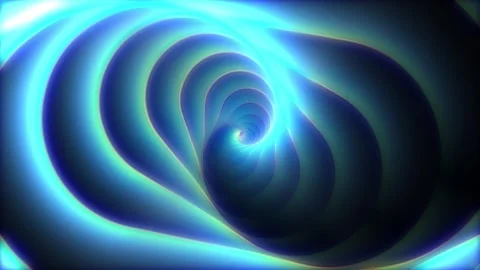Hypnotic Looping Background Blue Stock Footage 268982522