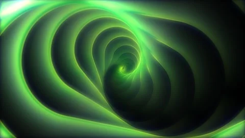Hypnotic Looping Background Green Stock Footage 268982527
