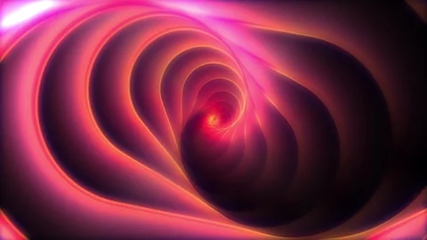 Hypnotic Looping Background Red Stock Footage 268982528