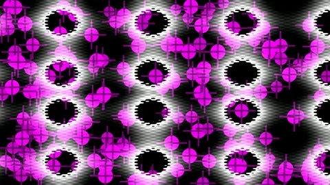 Hypnotic magenta fractal pattern background design texture seamless flow art Stock Footage 339792409