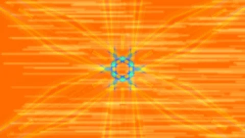 Hypnotic Magenta Light Pattern: Abstract Futuristic Digital Spectrum Backgr.. Stock Footage 339773327