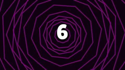 Hypnotic magenta spiral vortex tunnel abstract geometric background animation Stock Footage 342114586