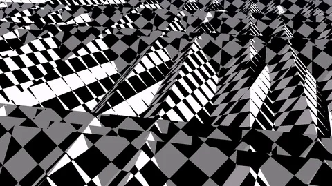 Hypnotic motion cubes. Stock-Footage 73540770