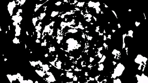 Hypnotic movement spots. Pattern. Stock-Footage 73540847