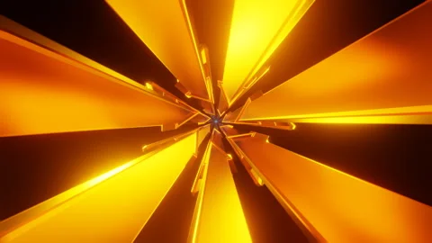 Hypnotic multicolor glows create a pulsating neon VJ Loop. Video stock 258037556