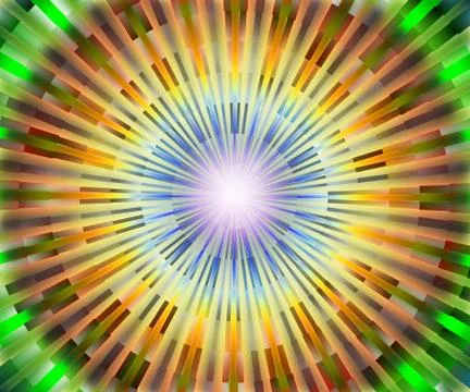 Hypnotic multicolored abstract background Illustrazione stock