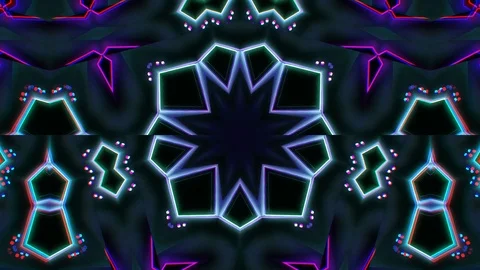 Hypnotic Neon Background LOOP 4k Stock-Footage 96280972