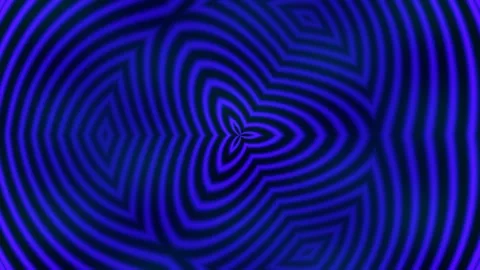 Hypnotic Neon Green Abstract Wave Pattern Background Loop Technology Stock Footage 336268250