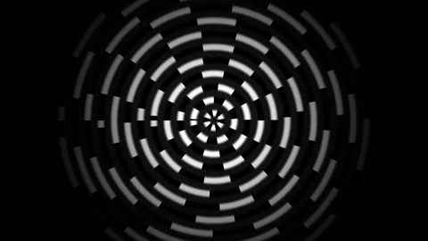 Hypnotic Optical Spiral Illusion Background  Dynamic Stock Footage 341531815