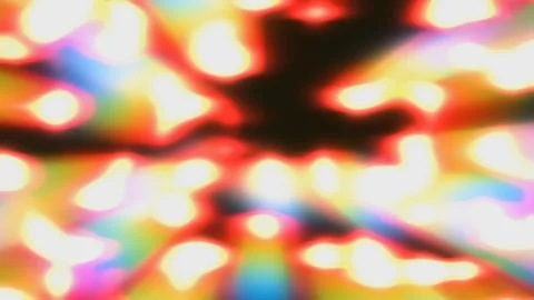 Hypnotic orange prism gradient dreamy background Stock Illustration