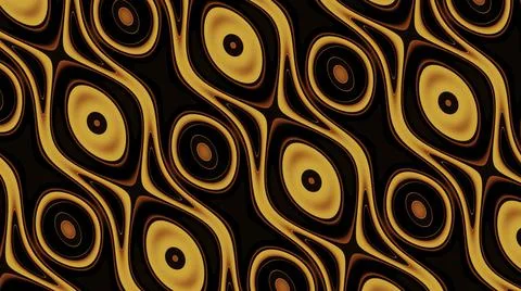 Hypnotic ornament with round elements. Design. Repeating pattern with round 스톡 일러스트