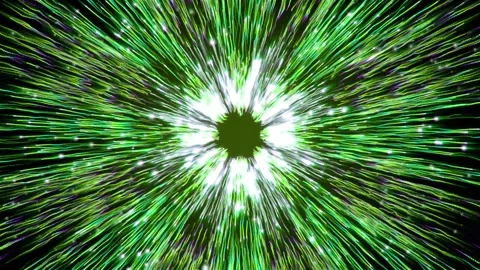 Hypnotic Particles Green Abstract Background Stock Footage 311532952