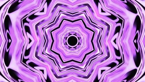 Hypnotic pattern with floral lines. Design. Beautiful pattern moves and pulsates 스톡 일러스트