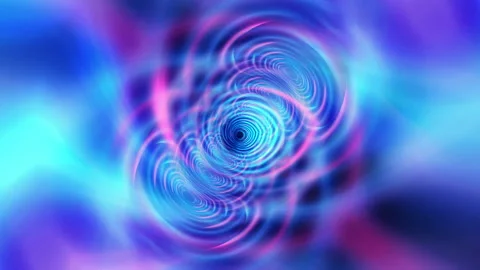 Hypnotic Pink blue Wave Vortex in loop. Stock Footage 162657917