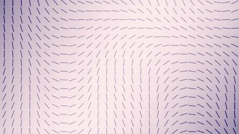 Hypnotic Plum Kinetic Wave Field Seamless Loop 動画素材 335787618
