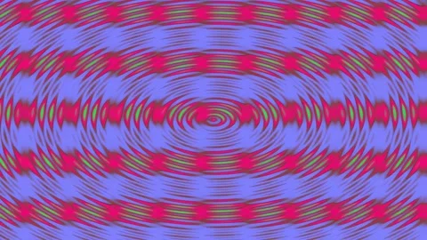 Hypnotic psychedelic abstract background pattern with neon green and magent.. Stock Footage 341056197