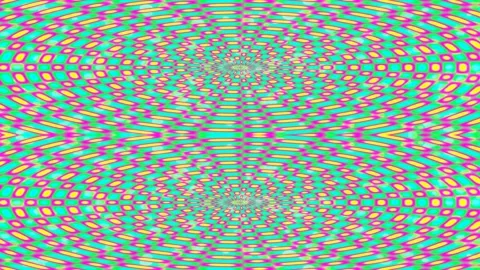 Hypnotic psychedelic abstract geometric background loop with vivid fractal .. Stock Footage 339497617