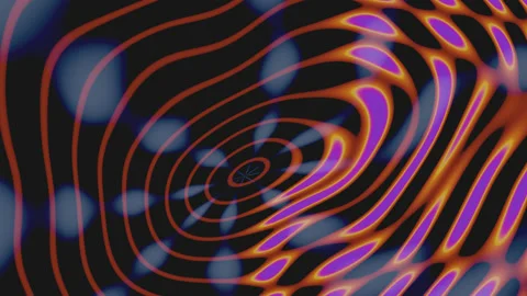 Hypnotic psychedelic animation. Abstract background with many colors lines. Stock Footage 235487256