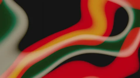 Hypnotic psychedelic animation.  Abstract colorful wave background. Stock Footage 235487227