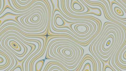 Hypnotic psychedelic animation. Abstract pattern with circles. Stock Footage 234132151